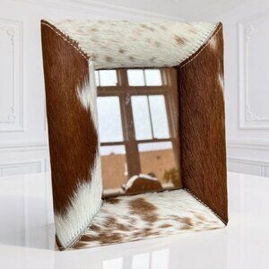 Cowhide 5x7 Picture Frame by Mars & More Photo Frame